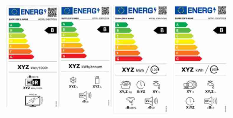 Nuove etichette energetiche per gli elettrodomestici: come leggerle e a quale “vecchia” lettera corrispondono